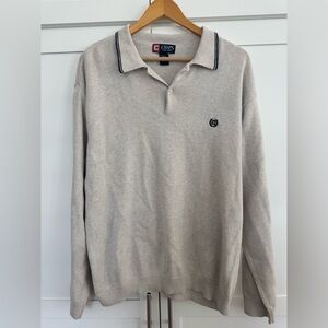 Chaps Light Tan Cotton Sweater Mens XL